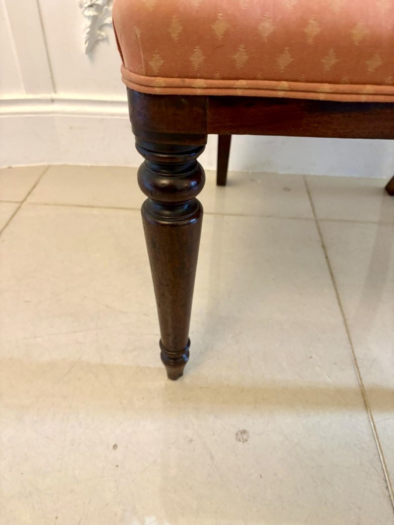 Antique Regency Mahogany Set of 6 Dining Chairs Including 2 Carvers - Image 25